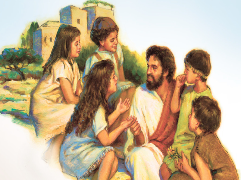 Иисус любит детей puzzle