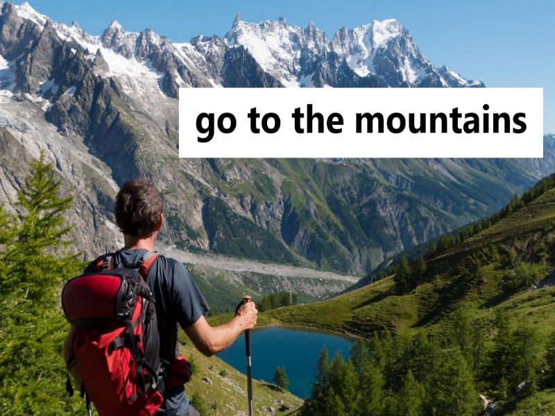 Go to the mountains puzzle